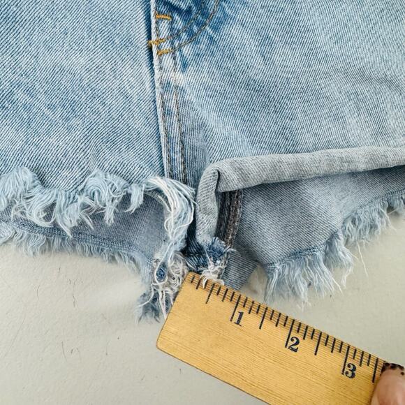 Ragged Jeans Blue Denim Cut Off Shorts Women’s Size 30 - Picture 5 of 9